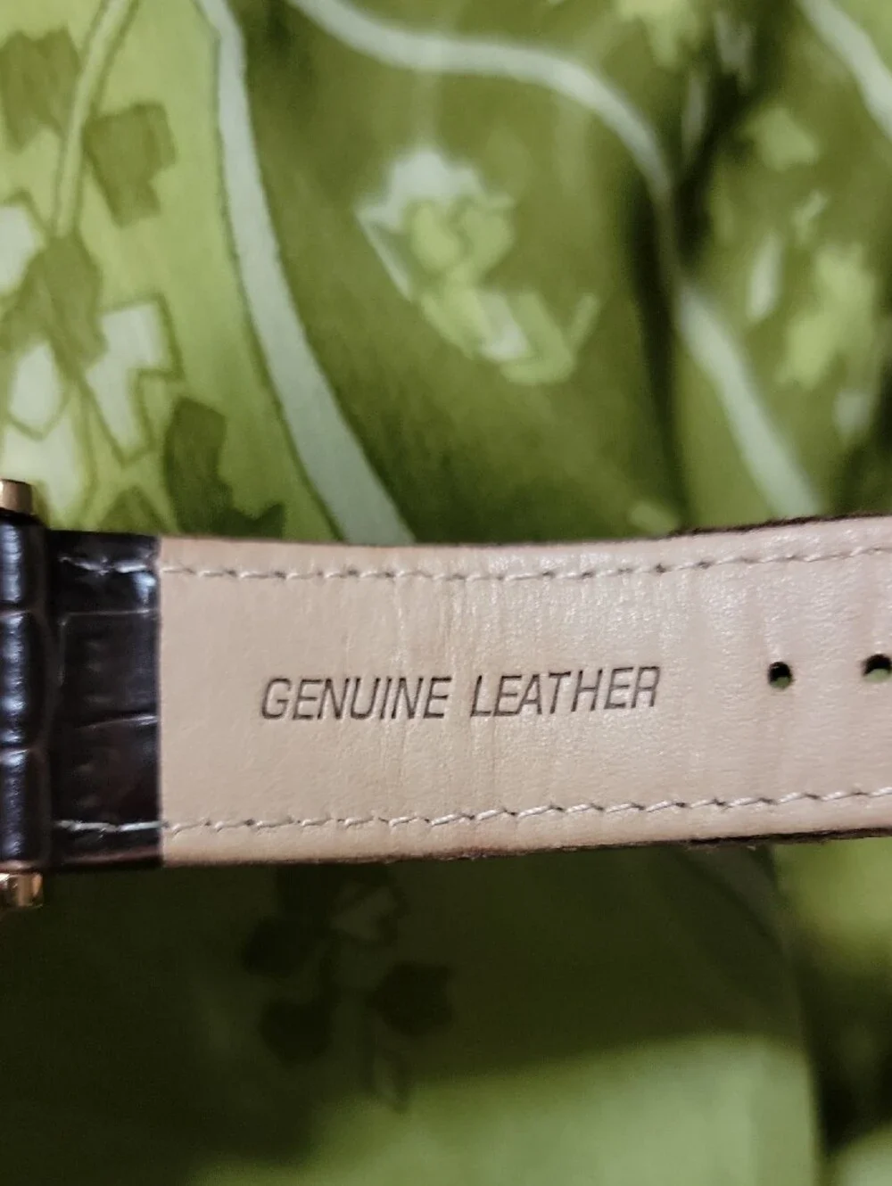 Stuhrling Chronograph Original Brown Leather Strap In Rose Gold Tone